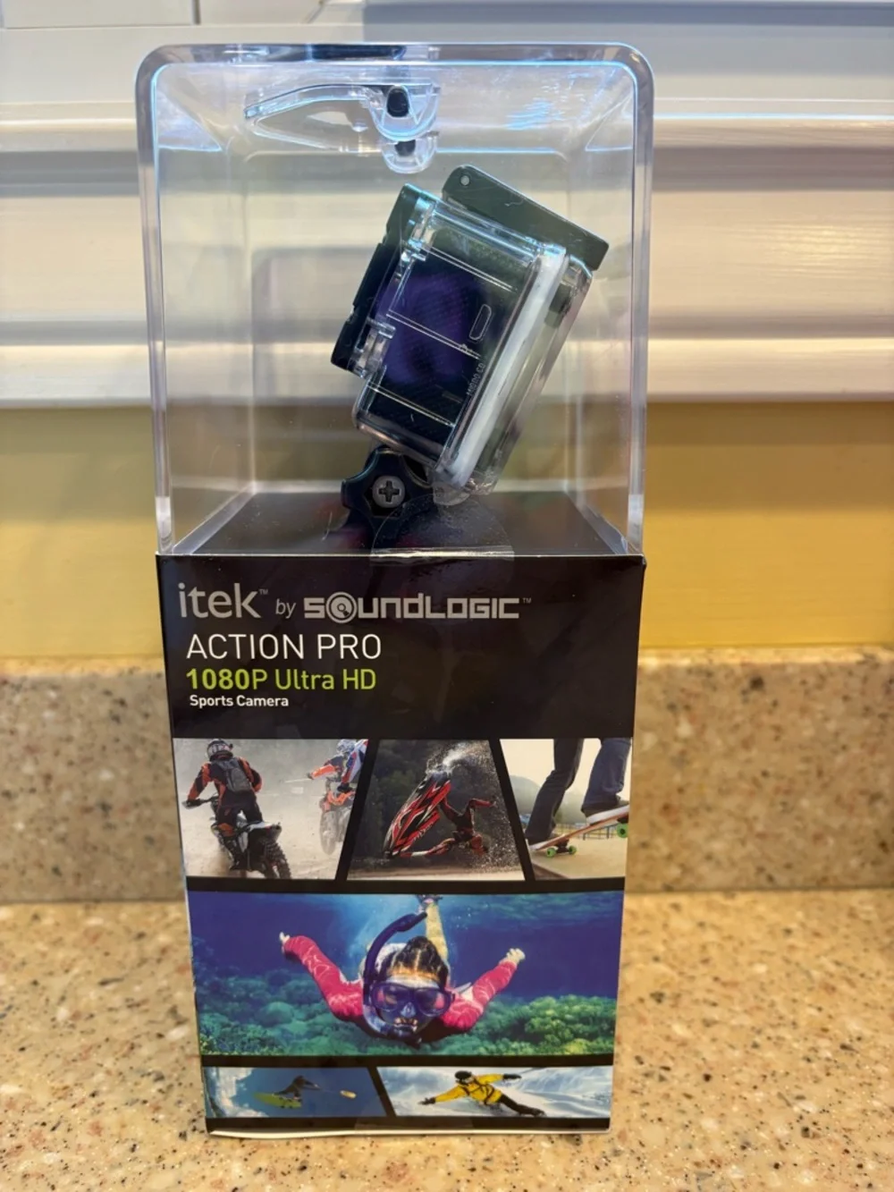 Itek SoundLogic Action Pro 1080P Ultra HD Waterproof Sports Camera & Accessories
